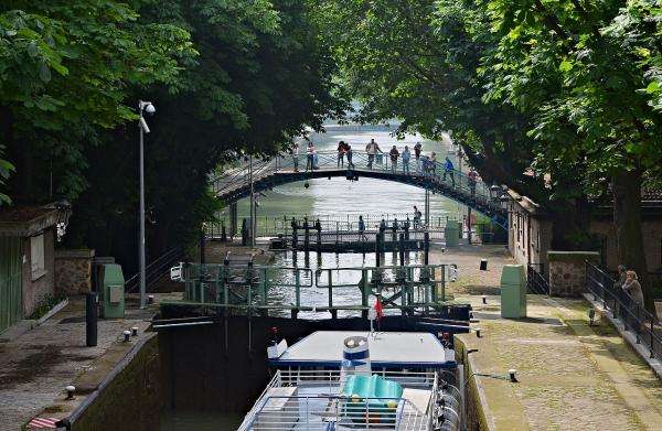 Ride along the Canal Saint Martin, an essential trip
