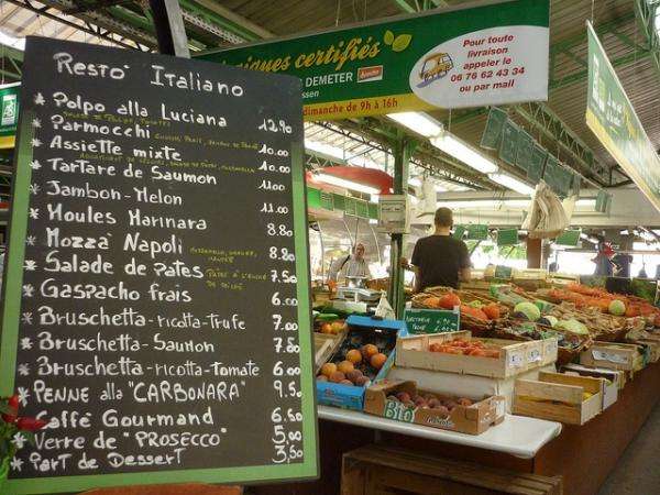 Stop at the little market for lunch or shopping